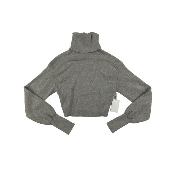 Wilfred - Rebecca Cropped Turtleneck Sweater in Gray - Picture 4 of 4